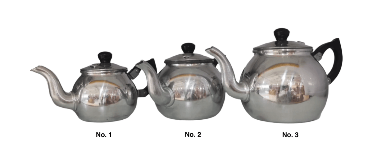 Metal Teapot with Handle No. 2 | ابريق شاي المنيوم وسط - 2kShopping