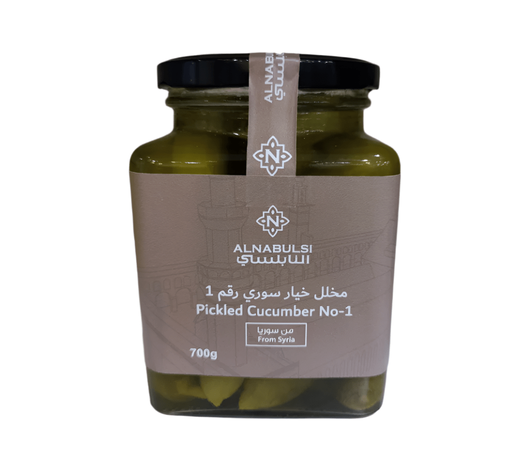 Al Nabulsi Pickled Cucumber Syria 700g | النابلسي مخلل خيار سوري - 2kShopping