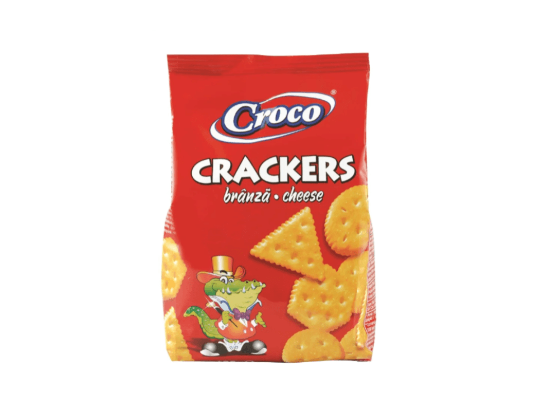 Croco Crackers Cheese 100g | كروكو كراكر بنكهة الجبنة - 2kShopping
