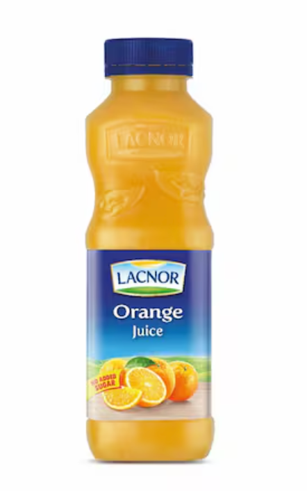 Lacnor 100% Orange Juice 500ml | لاكنور عصير البرتقال