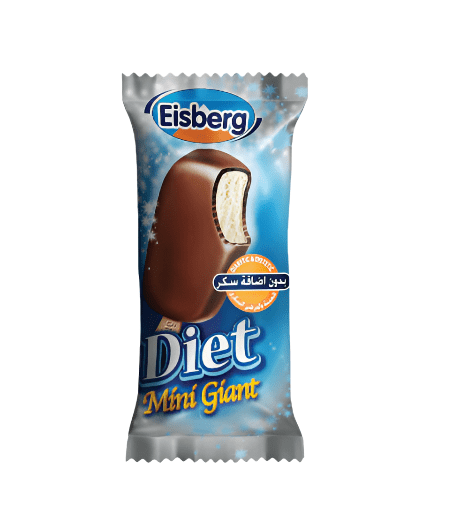 Eisberg Ice Cream Mini Giant Diet 56g | ايسبيرج ايسكريم ميني دايت - 2kShopping