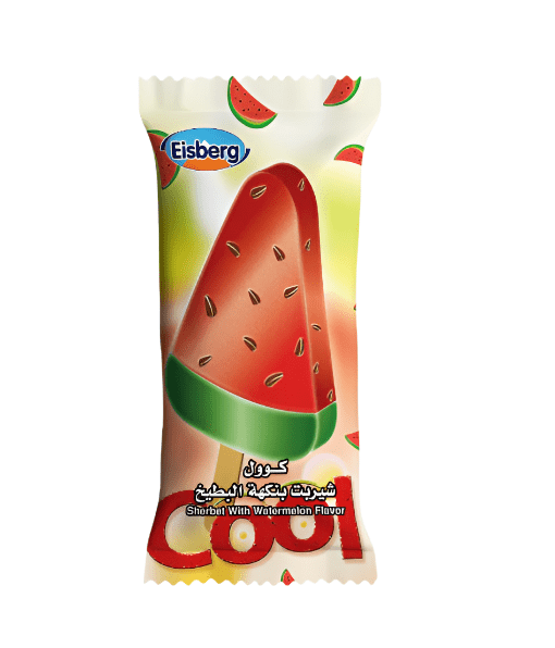 Eisberg Ice Cream Cool Watermelon Flavor 50g | ايسبيرج ايسكريم كول بالبطيخ - 2kShopping