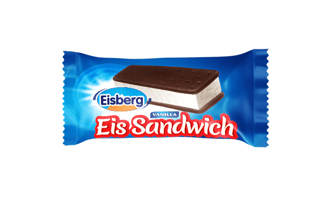 Eisberg Ice Cream Eis Sandwich 55g | ايسكريم ايس ساندويتش - 2kShopping