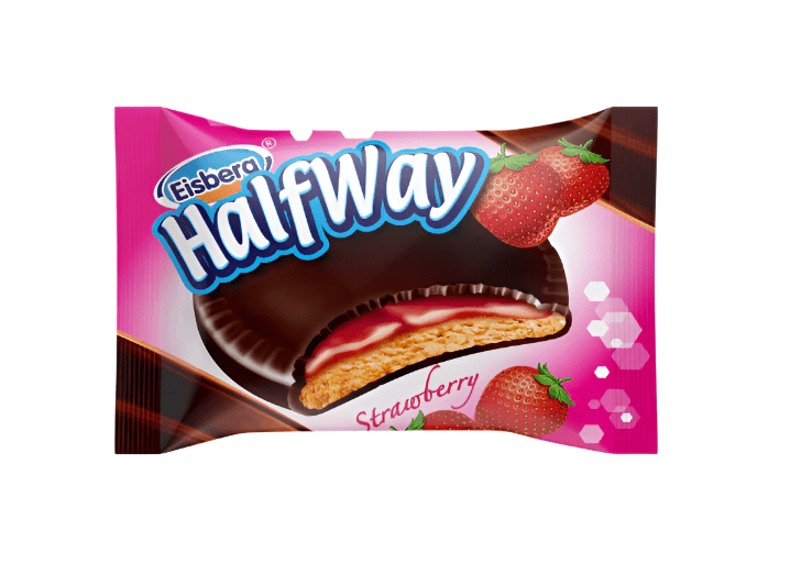 Eisberg Halfway Strawberry Biscuit 30g | ايسبيرج هافواي بسكويت الفراولة - 2kShopping