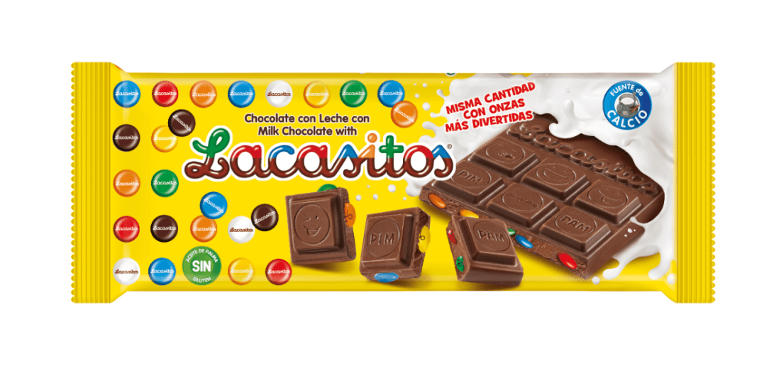 Lacasitos Milk Chocolate 100g | لاكاسيتوس شوكولاتة الحليب - 2kShopping