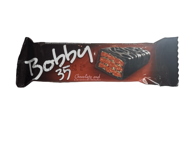 Bobby Chocolate & Caramel Wafer 25g | ويفر بالشوكولاتة والكراميل - 2kShopping