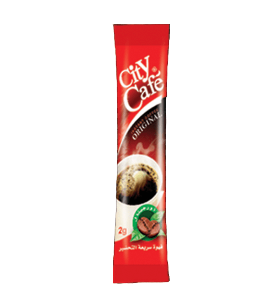 City Café Original Instant Coffee 2g | سيتي كافيه اكياس القهوة الاصلية - 2kShopping