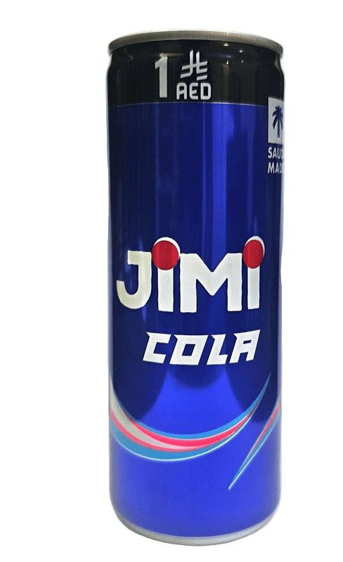 Jimi Cola Sparkling Drink Slim Can 240ml | جيمي مشروب غازي كولا - 2kShopping