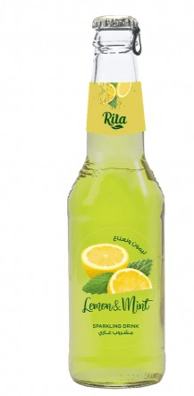Rita Lemon & Mint Sparkling Drink 275ml | | جيمي مشروب غازي بالليمون والنعنع - 2kShopping