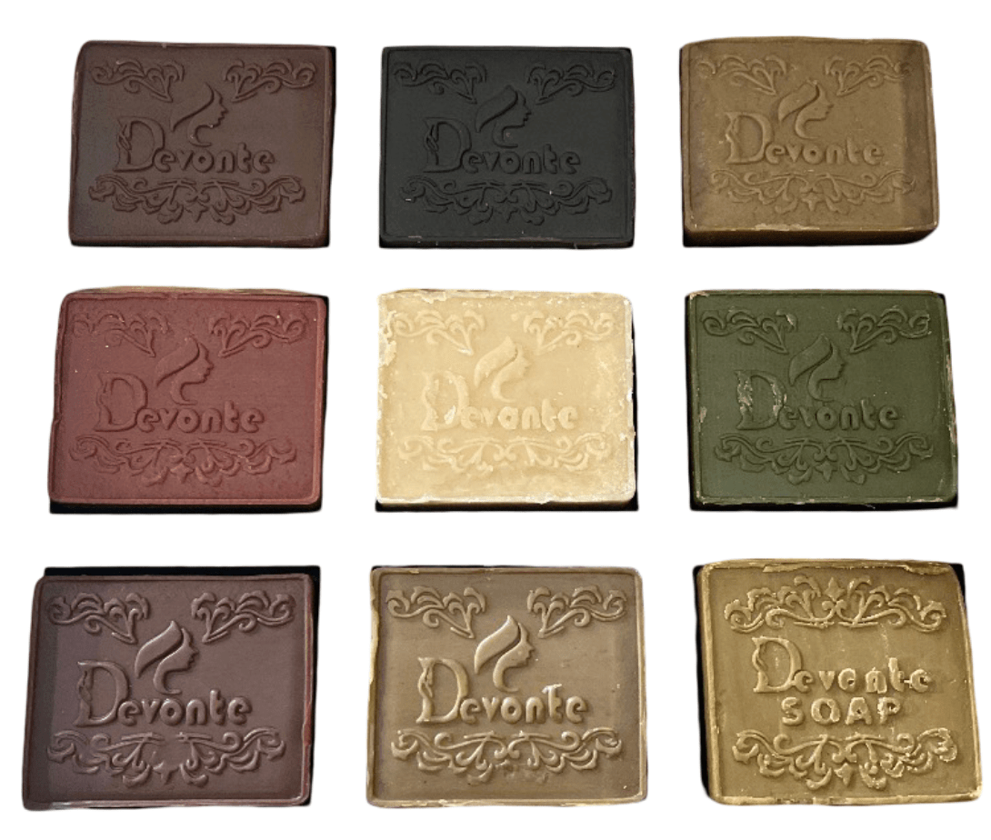 Devonte Assorted Scented Soap 9 Pcs | صابون غار حلبي خشب اصلي - 2kShopping