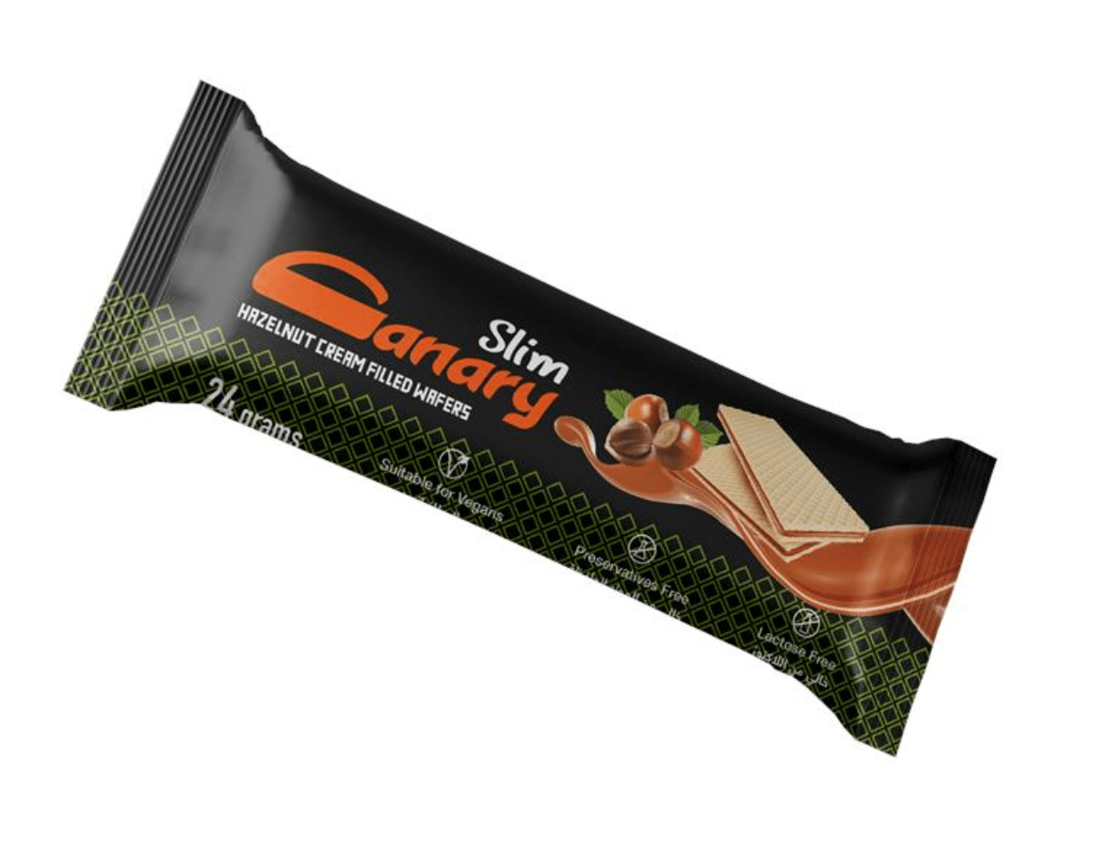 Canary Wafer with Hazelnut Cream 24g | بسكويت كناري صغير - 2kShopping