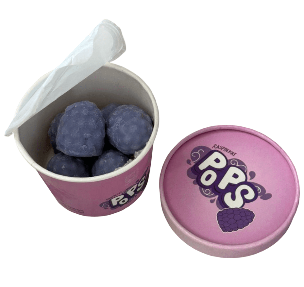 Mastical Pops Raspberry 110g | مستيكال ايسكريم بوبس توت العليق - 2kShopping