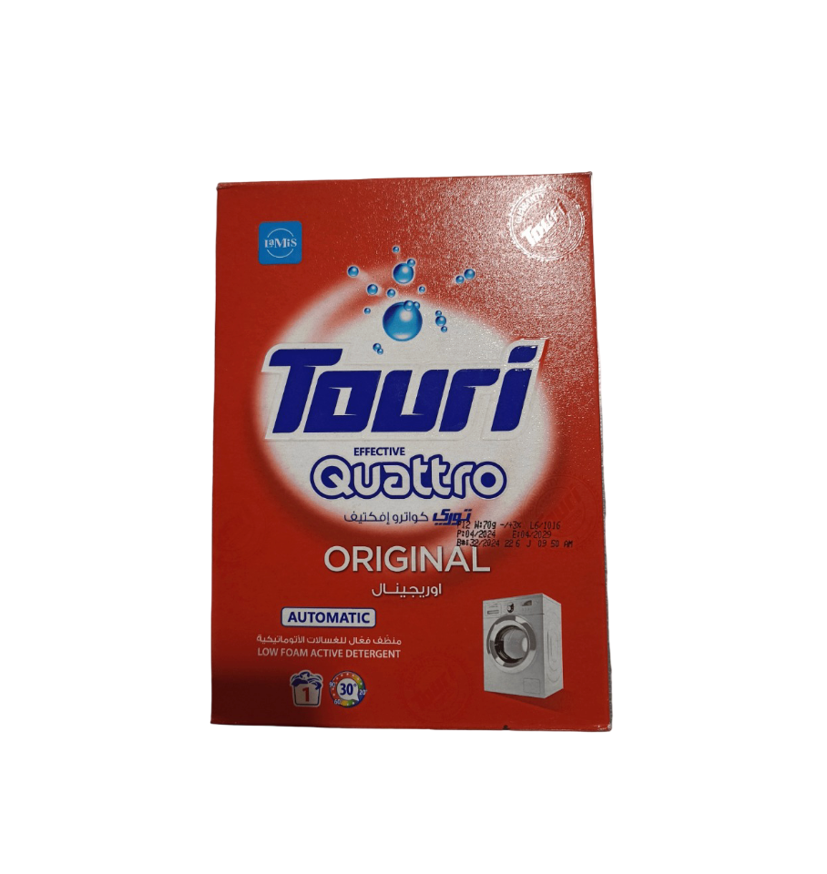 Touri Laundry Detergent Powder 70g | توري مسحوق غسيل الملابس
