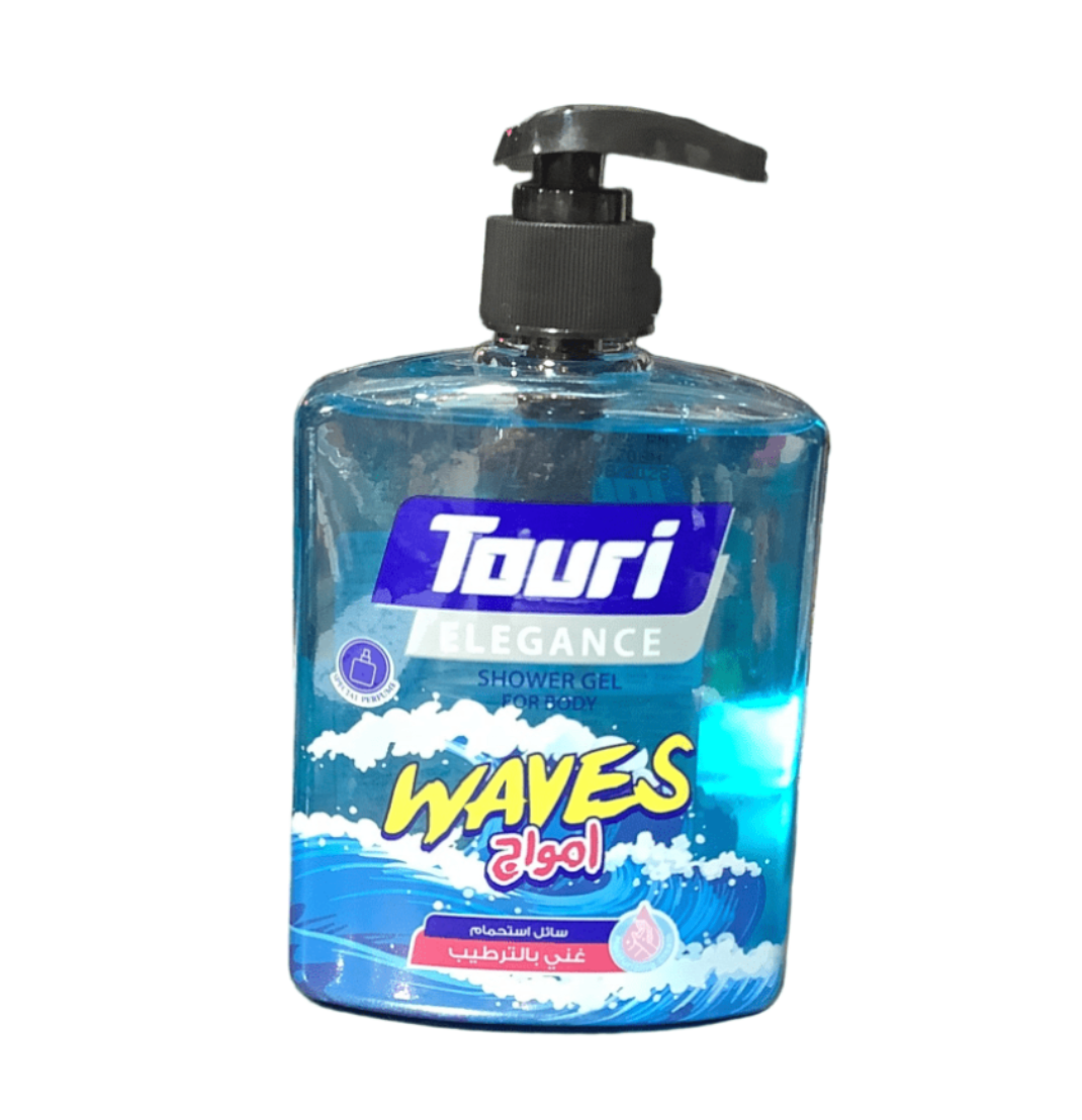Touri Shower Gel For Body Waves 500ml | توري جل الاستحمام امواج