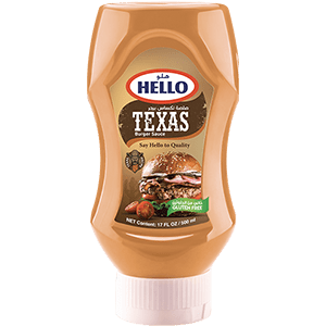 Hello Texas Burger Sauce 12 x 500ml | هلو صلصة تكساس - 2kShopping