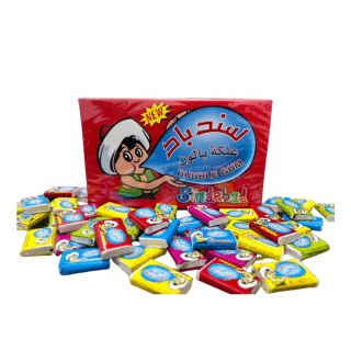 Sindibad Bubble Gum Pack 100Pcs | سندباد علكة بالون - 2kShopping