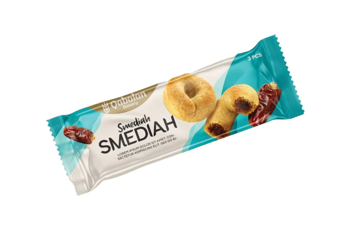 Qabalan Smediah with Dates Sugar Free 40g | قبلان سميدية بالتمر الفاخر بدون سكر - 2kShopping