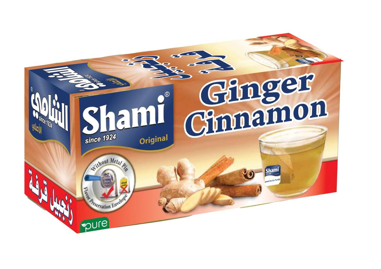 AL Shami Ginger & Cinnamon CTN 24 Pack | الشامي زنجبيل وقرفة - 2kShopping