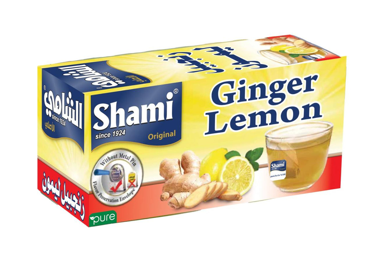 AL Shami Ginger Lemon CTN 24 Pack | الشامي زنجبيل وليمون - 2kShopping