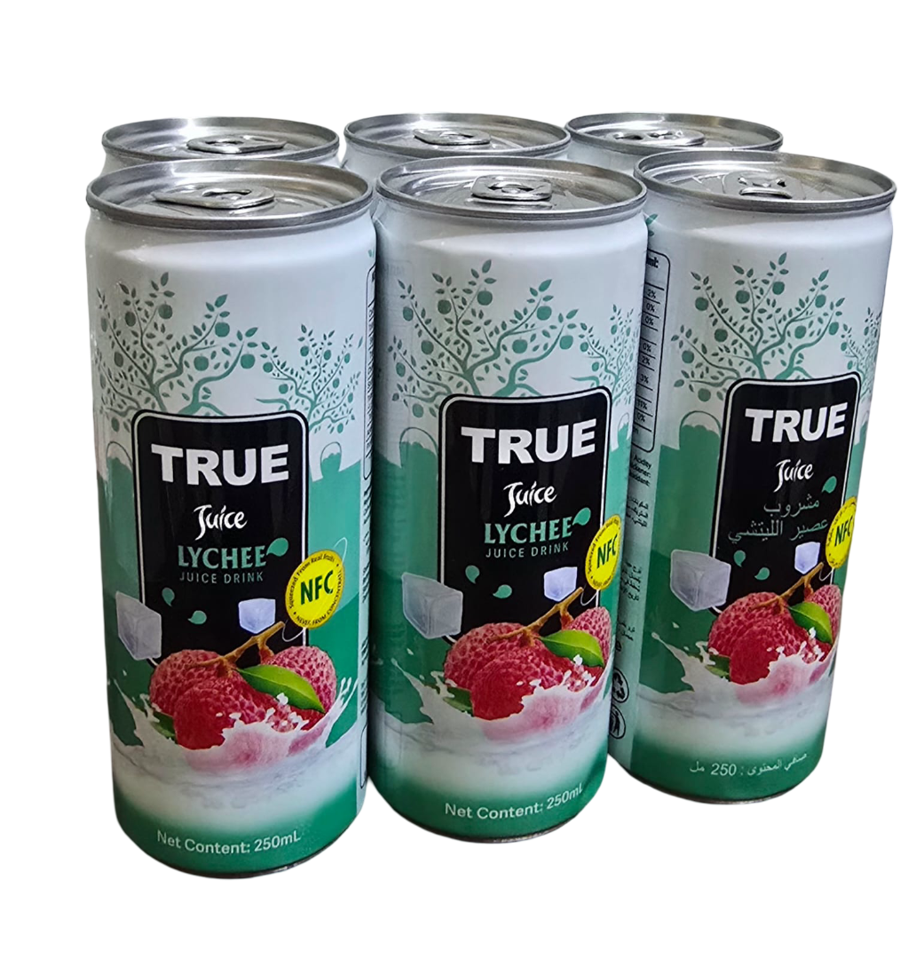 True Lychee Juice Drink 250Ml X 6 pcs