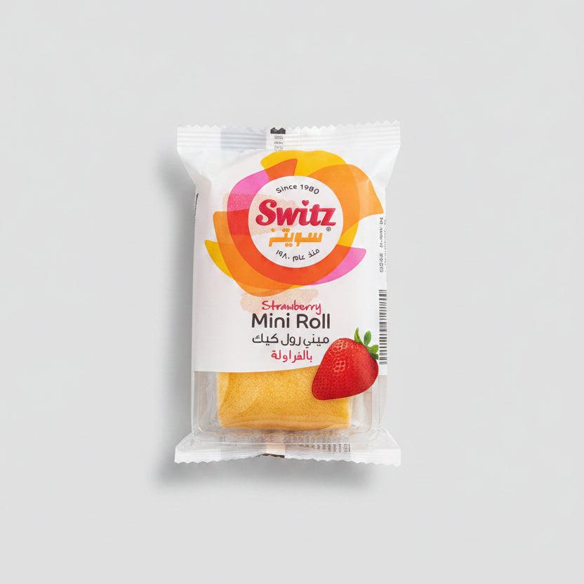 Swits Mini Roll Strawberry 69G