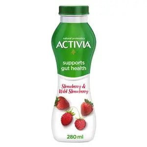 Activia Yoghurt Go Strawberry & Wild Strawberry 280ml - 2kShopping
