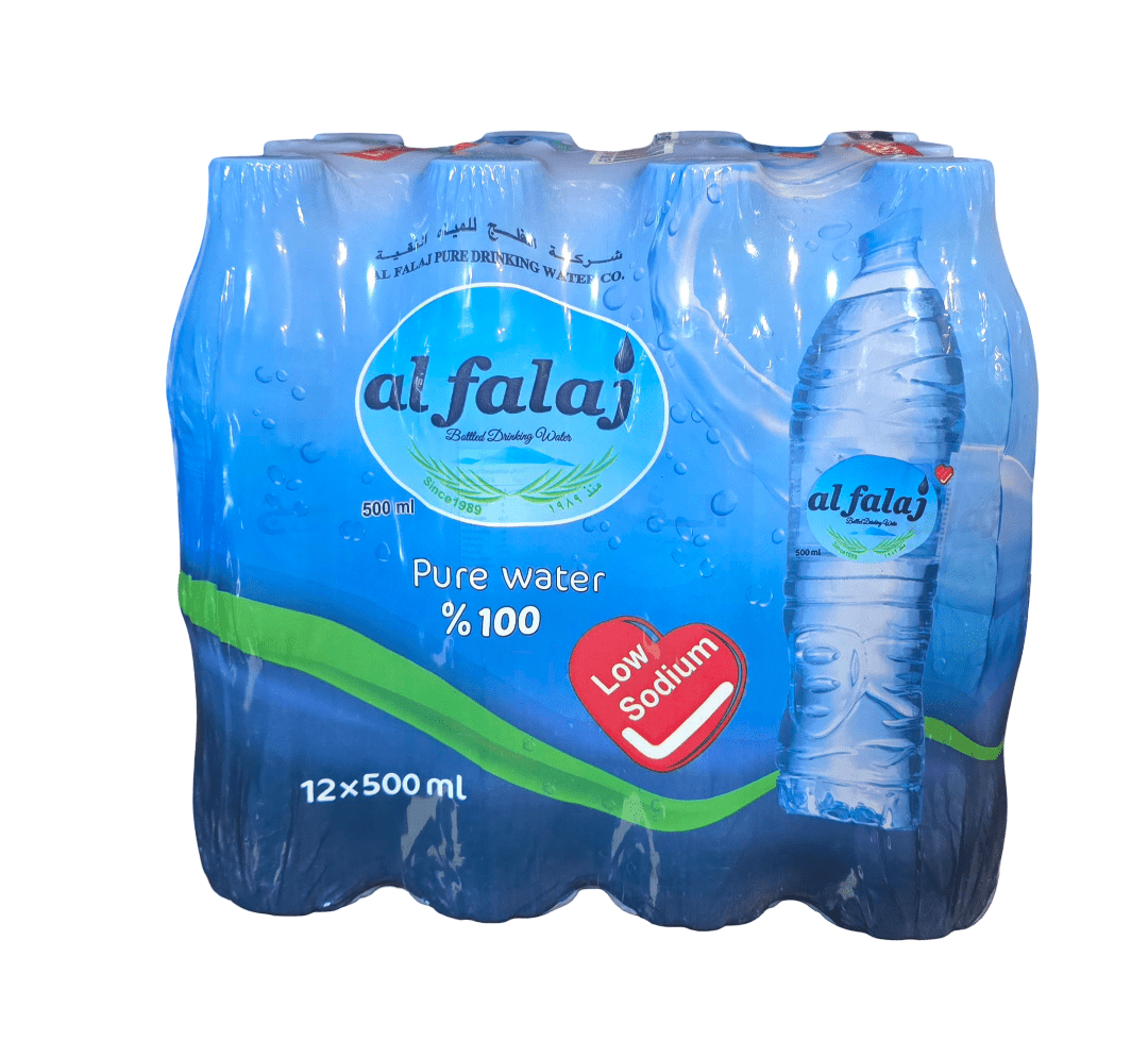 Al Falaj Pure Drinking Water 500ml*12Pcs - 2kShopping