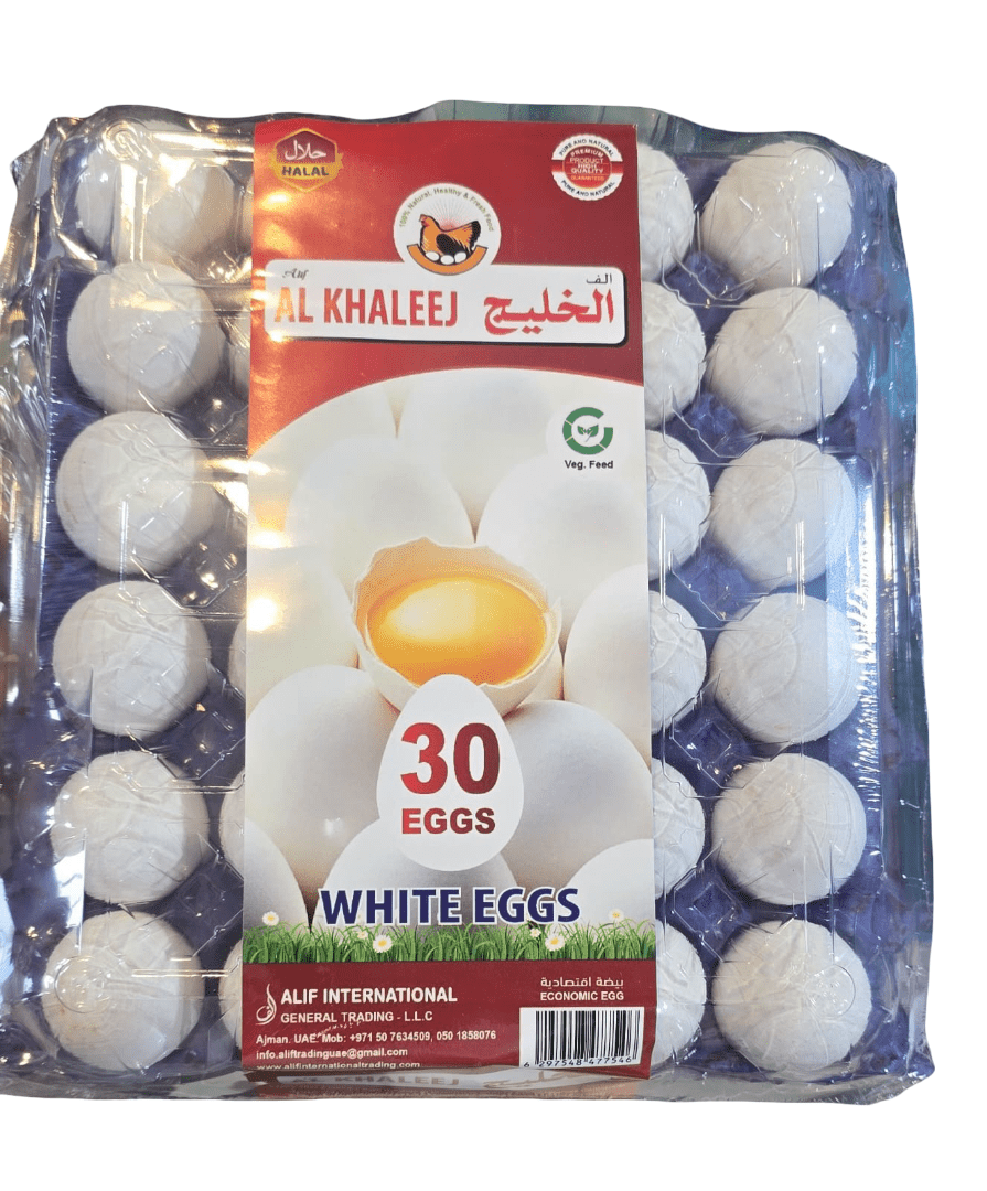 Al Khaleej Medium White Eggs 30's - 2kShopping