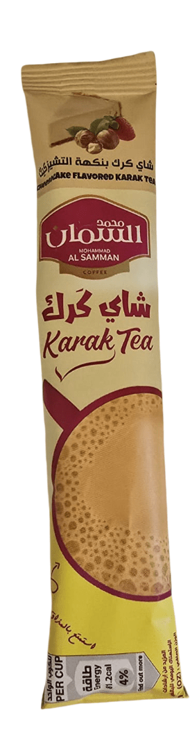 Al Samman Karak Tea Cheesecake Flavour Box of 10pcs x 20g |السمان شاي كرك أصابع ( بنكهة الشيز كيك )) - 2kShopping
