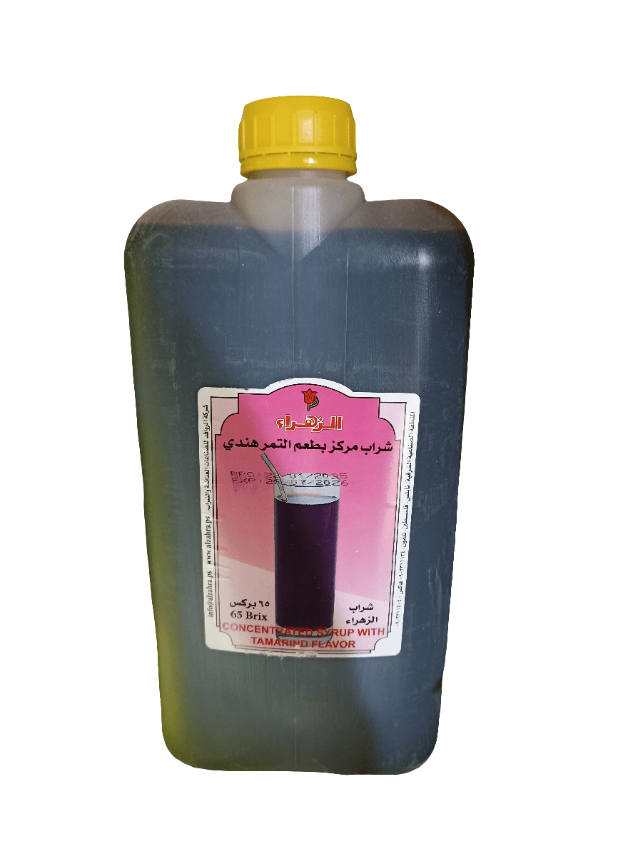 Al Zahra Concentrated Tamarind Syrup 4L | الزهراء شراب تمر هندي مركز - 2kShopping