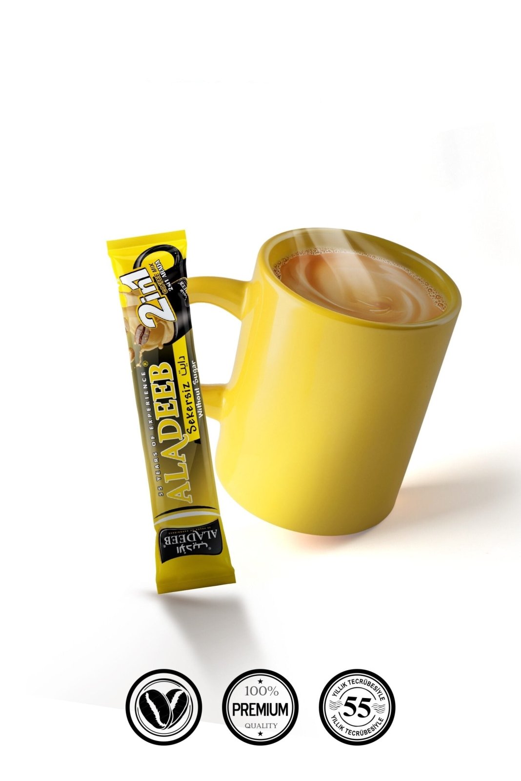 Aladeeb 2in1 Sugar Free Coffee Mix 10g - 2kShopping