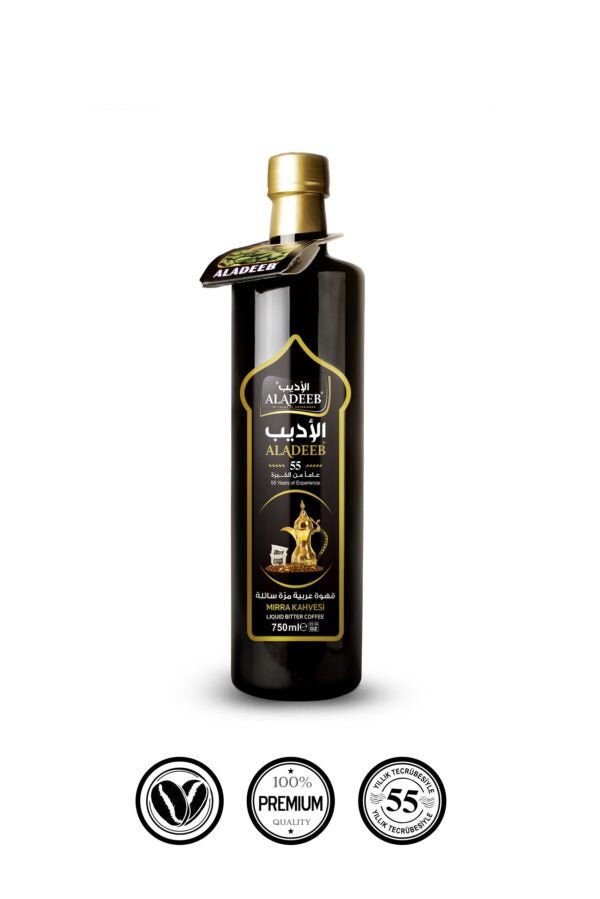 Aladeeb Liquid Bitter Coffee 750ml|الاديب قهوة عربية مرة سائلة - 2kShopping