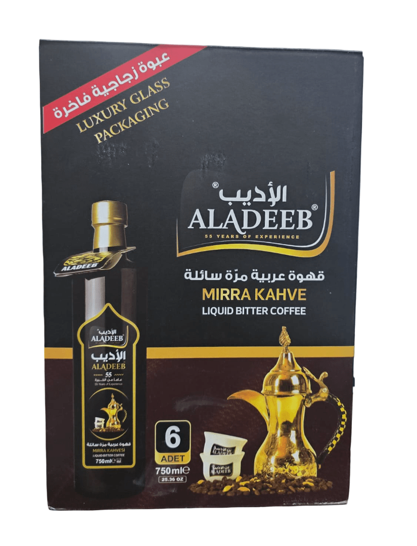 Aladeeb Liquid Bitter Coffee 750ml|الاديب قهوة عربية مرة سائلة - 2kShopping