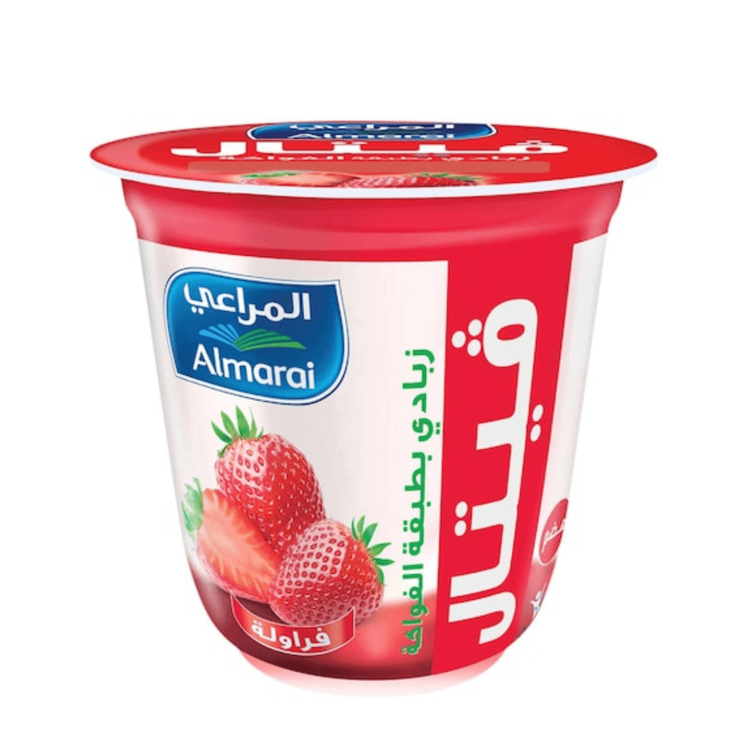 Almarai Vetal Strawberry Yoghurt 140g | زبادي فيتال بالفراولة - 2kShopping