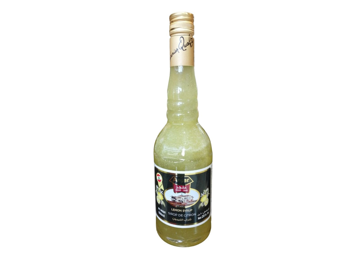 Anjar Lemon Syrup 600ml | عنجر شراب الليمون - 2kShopping