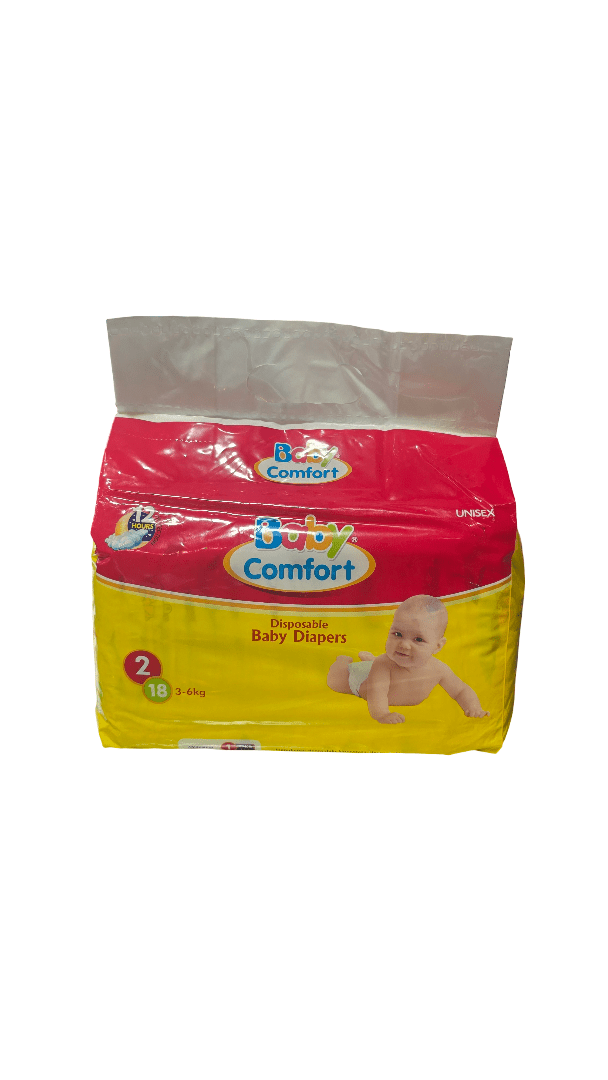 Baby Comfort Diapers No. 2 | حفاضات اطفال 3 - 6كجم - 2kShopping