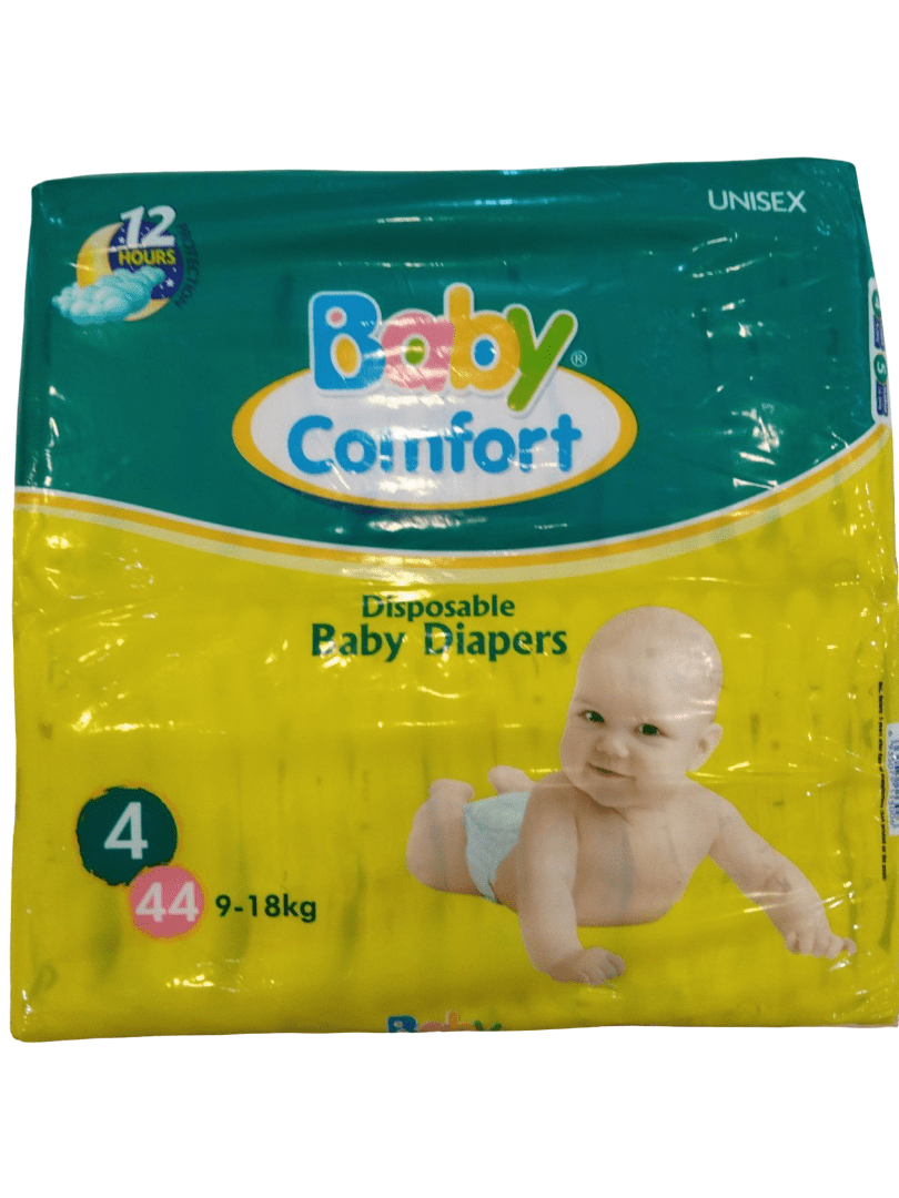 Baby Comfort Diapers No. 4 | حفاضات اطفال 9 - 18كجم - 2kShopping