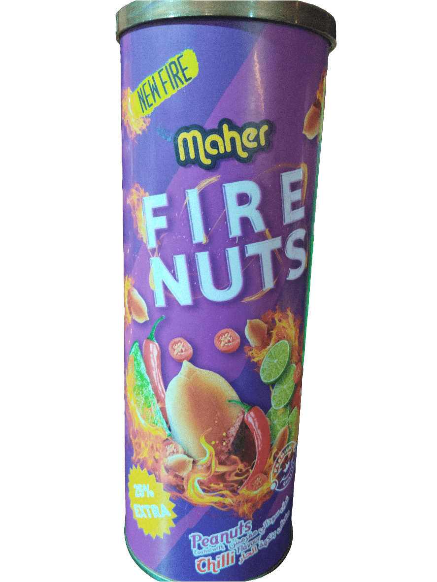 Maher Crunchy Peanuts Fire Chilli 250g | فول سوداني مقرمش حار - 2kShopping