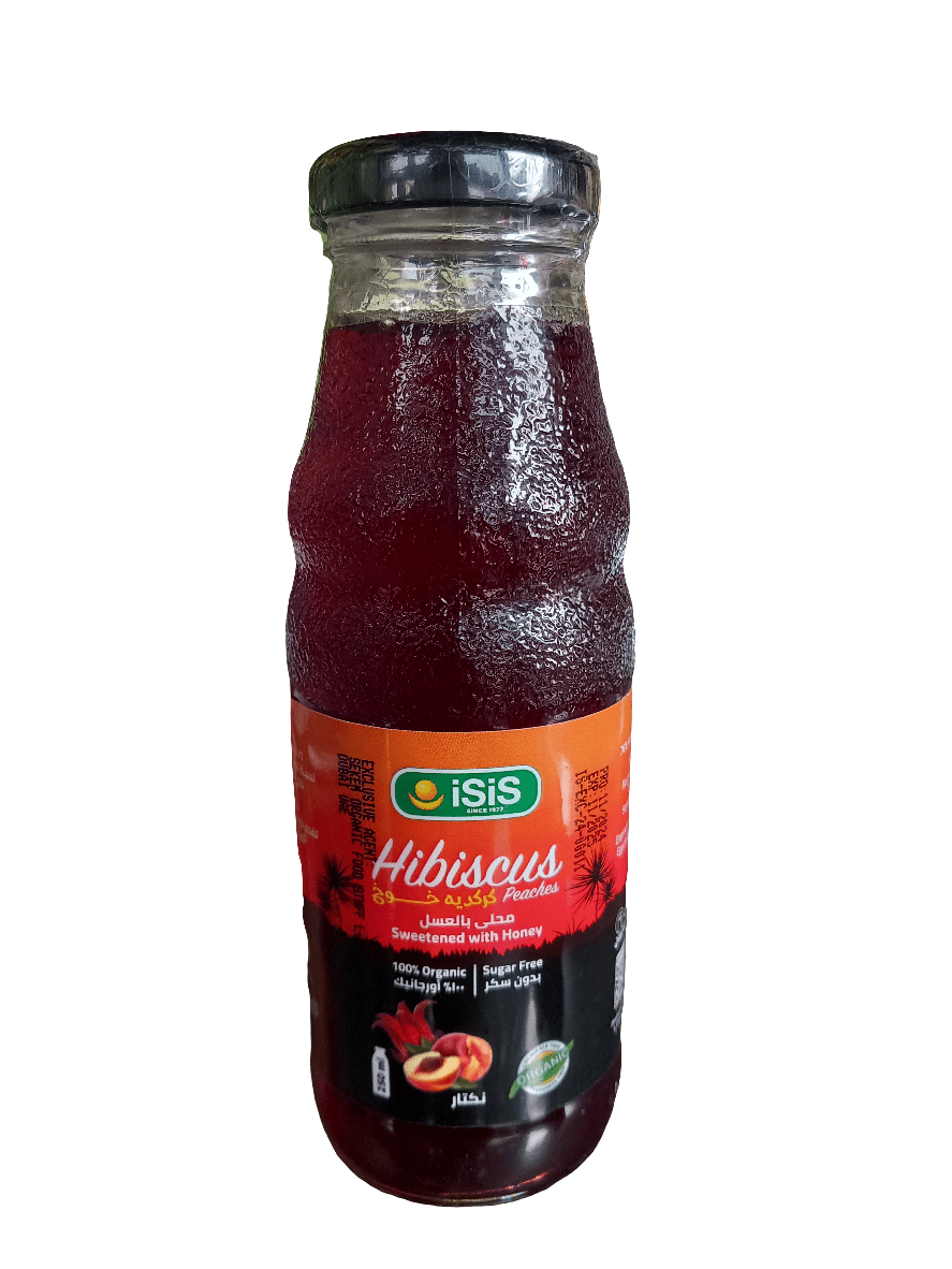 iSiS Hibiscus Peach Juice 250ml | ايزيس عصير الكركديه والخوخ - 2kShopping