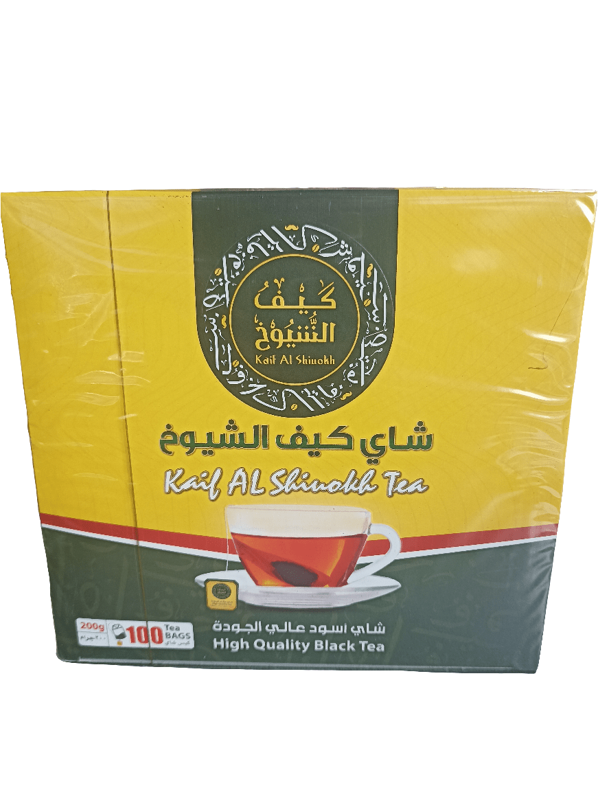 Kaif Al Shioukh Tea 100 Tea Bags | اكياس شاي كيف الشيوخ - 2kShopping
