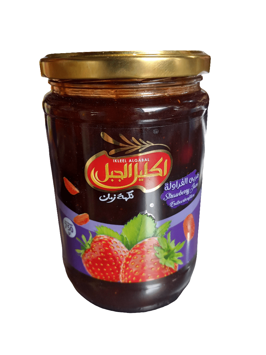 Ikleel Algabal Strawberry Jam 750g | اكليل الجبل مربى الفراولة - 2kShopping
