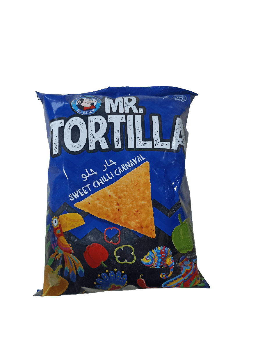 Mr Chips Tortilla Sweet Chilli 75g | مستر شيبس تورتيلا الحلو الحار - 2kShopping