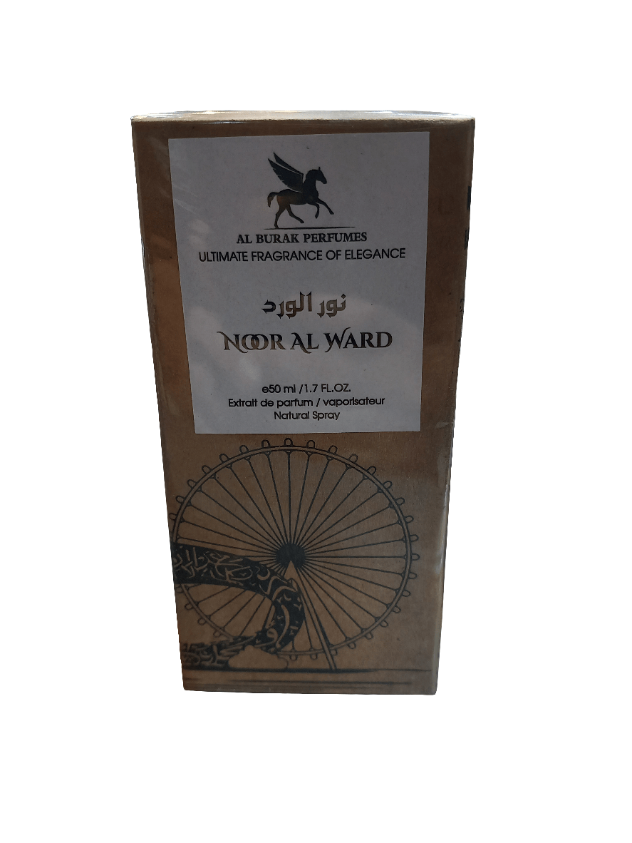 Al Burak Perfumes Noor Al Ward 50ml | عطور البراق نور الورد - 2kShopping