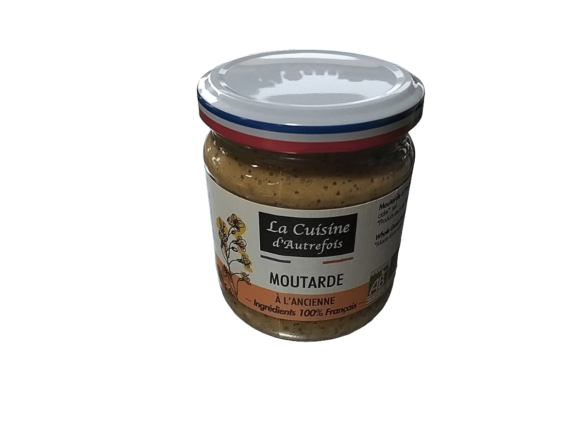 La Cuisine d'Autrefois Organic Whole Grain mustard (Moutarde) 210g - 2kShopping