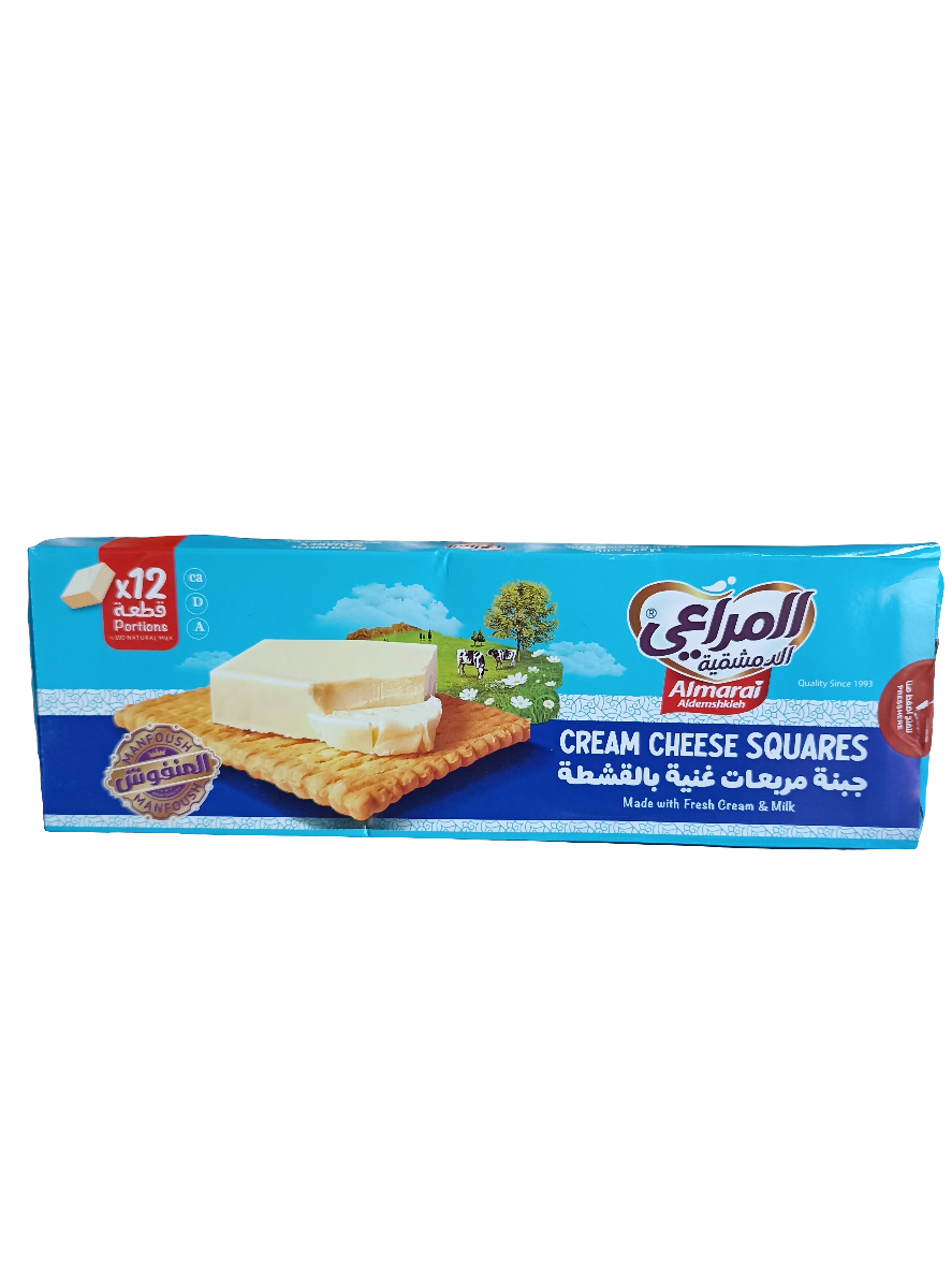 Almarai Al Demashqia Cream Cheese Squares 180g|المراعي الدمشقية جبنة مربعات غنية بالقشطة