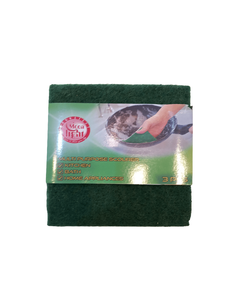 Moonlight Scouring Pad 3Pcs Set Green | ليف خشنة للتنظيف - 2kShopping