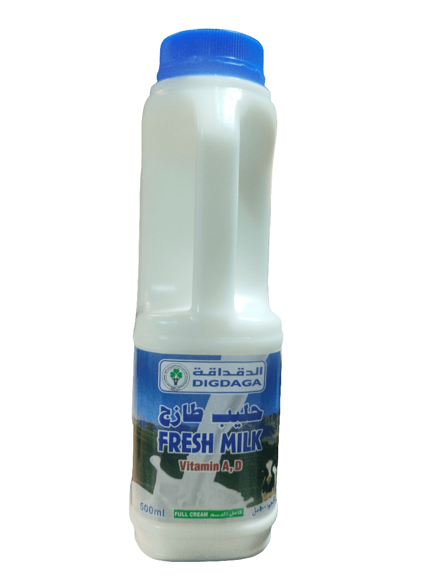 Digdaga Fresh Milk 500ml | دقداقة حليب طازج - 2kShopping