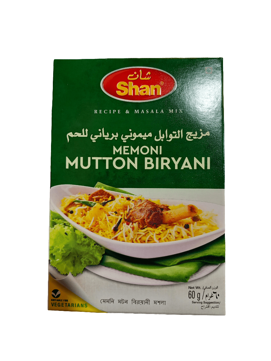 Shan Memoni Mutton Biryani Masala Mix 60g | مزيج التوابل برياني اللحم - 2kShopping