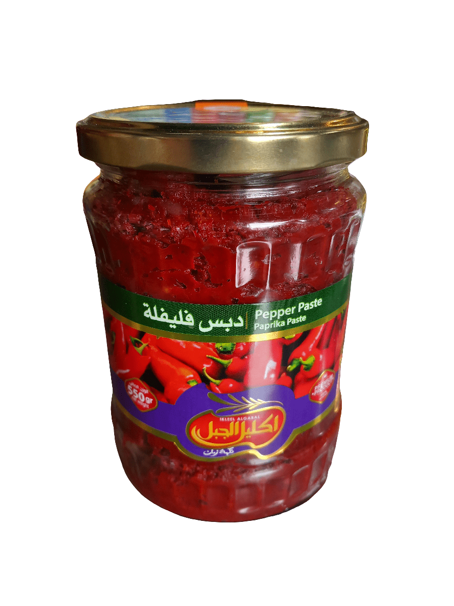 Ikleel Algabal Pepper Paste Mild 550g | اكليل الجبل معجون فليفلة معتدل - 2kShopping