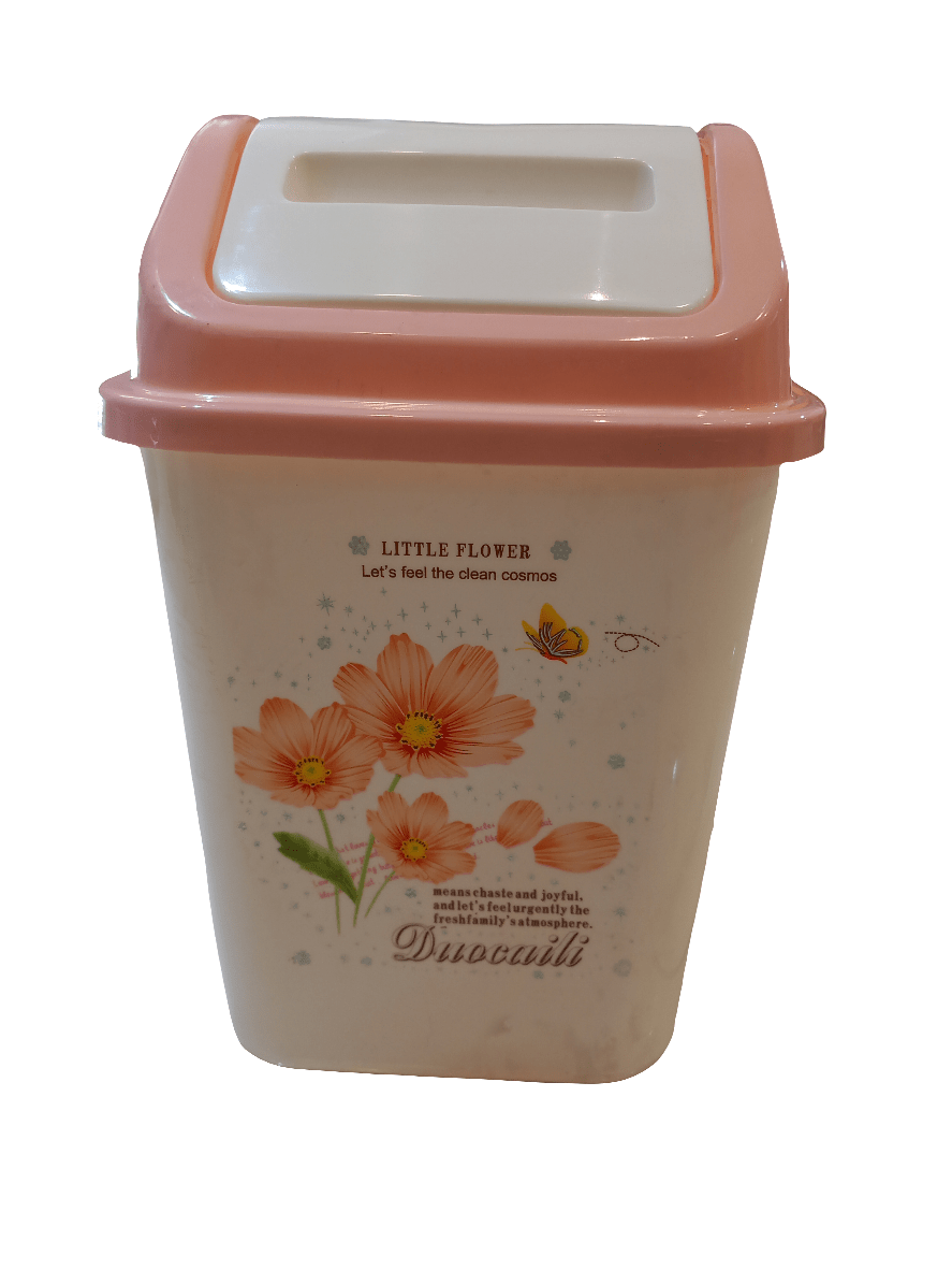 Moonlight Dustbin Push Type 13L | سلة قمامة بلاستيكية - 2kShopping